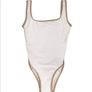 NWT: LainSnow - Ocean Isle Women's One Piece - White - Size Large